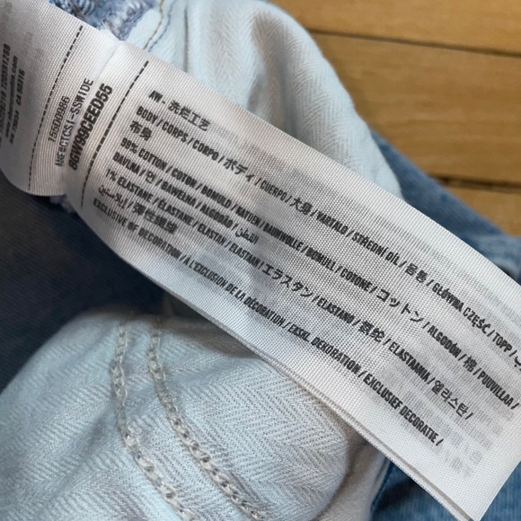 Abercrombie & Fitch The 90's Straight Ultra High Rise Crossover Waist 31/12 Reg - Picture 5 of 11